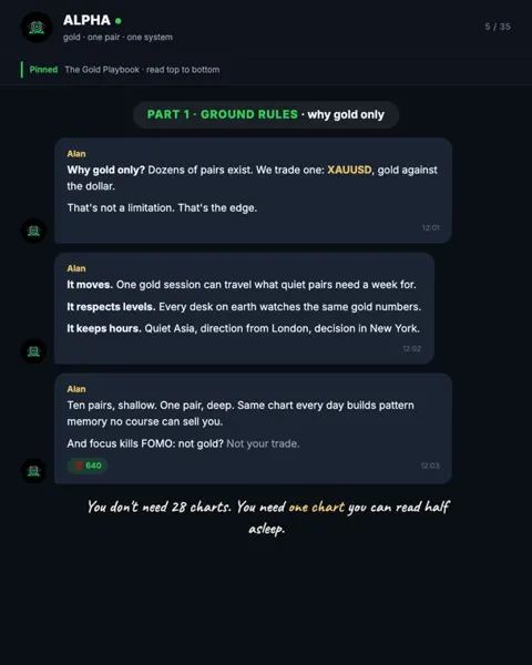 Playbook page: why gold only